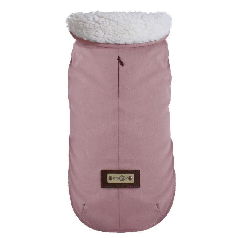 MANTEAU PARKA ROSE PÂLE