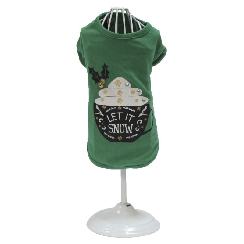 T-SHIRT XMAS LET IT SNOW