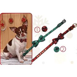 XMAS COLLAR TARTAN CAT COL. ASS.