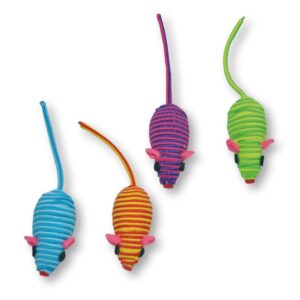 JEU EN POT RAT EN NYLON DE COULEUR