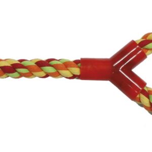 CORDE TRAITER AVEC BALLE TENNIS 43cm Ø6cm