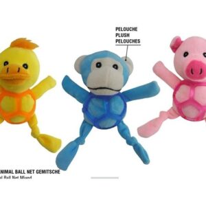 TOY PELUCHE ANIMAL BALL NET ASS.