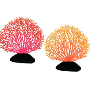 FLUO REEF GORGONIA MIX.COL. 14x4x14cm