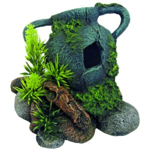 AMPHORE NOIRE AVEC POREUSE