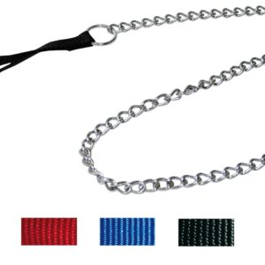 LAISSE NYLON AVEC CHAÎNE