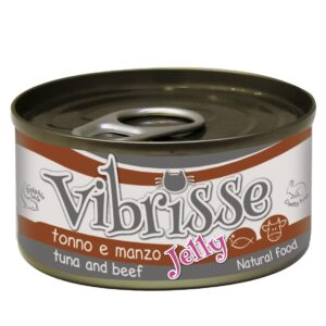 VIBRISSE CAT JELLY THON AVEC BOEUF 70 g