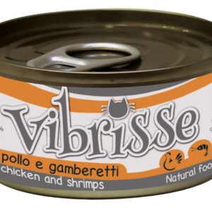 VIBRISSE CAT POULET AVEC CREVETTE 70 gr.