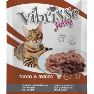 VIBRISSE SACHET JELLY THON AVEC BOEUF 70 g