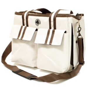 SAC ISABELLA BEIGE/BRUN 38x27,5x20 cm