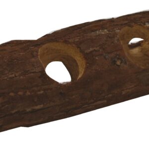 WOOD TRUNK W/HOLES 6.5X20.5 cm