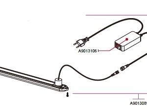 RECHANGE WAVE LAGUNA LED 50/RIV.40 COLD. LIGHTING SET
