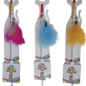 JEU CHAT BAGUETTE AVEC PLUMAGE