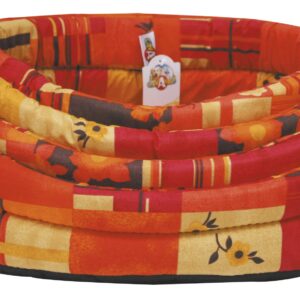 CORBEILLE TISSU A LOT DE 4