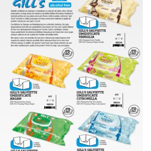 GILL'S PET Lingette nettoyante 40PCS