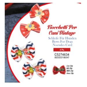 NOEUDES CARD AVEC CLIP 4 PCS