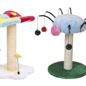 ARBRE A CHAT LUCKY BUGS SUJ.ASS.35X35X47 cm.