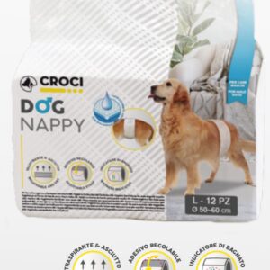 DOG NAPPY BANDE POUR MALE