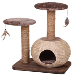 ARBRE A CHAT NATURAL BONSAI 60x40x71 cm