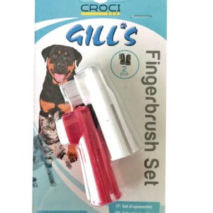 GILL'S DOIGT BROSSE A DENTS 2PCS