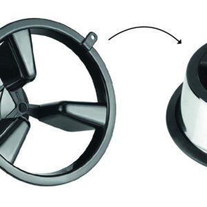 BOL EN ACIER SLOW EATING 2en1 27cm