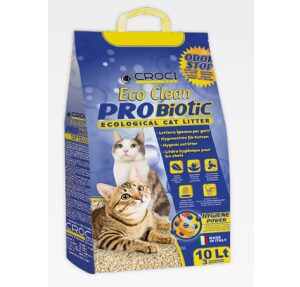 CAT LITTER ECO CLEAN PROBIOTIC 10L 3,8KG