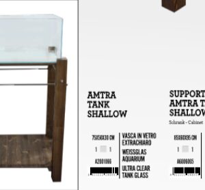 CABINET AMTRA SHALLOW 75x50 DARK WALNUT