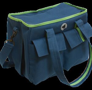 SAC ISABELLA BLUE/GREEN 38x27,5x20 cm