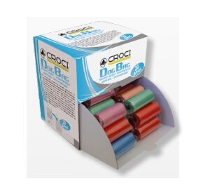 DOG WASTE BAGS MIX COL.IN DISPLAY