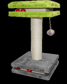 CATSCRAPER INTERACTIVE FLOORS 35X35X60CM