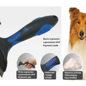 SHEDDING BRUSH POWERFUR DOG LONG HAIR