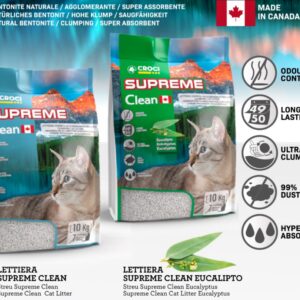 SUPREME CLEAN CAT LITTER 10KG