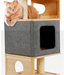 KENNEL DESIGN TOWER 40X40X80 cm