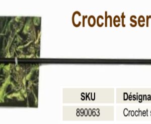 Crochet serpent compact 60 cm