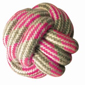 Cotton Bone Ball Pastel Pink 7.5cm