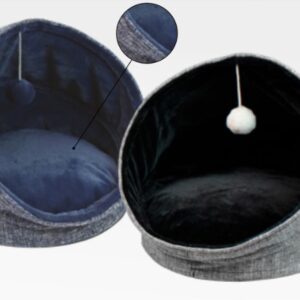 IGLOO GLAM BLACK 44X44X48 CM