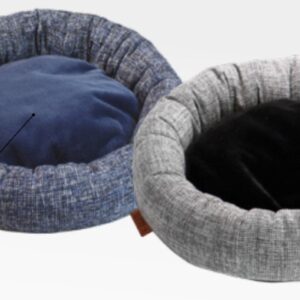 ROUND PET BED GLAM BLUE 50X50X15 CM