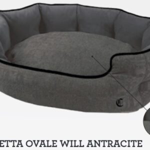 OVAL BED WILL ANTHRACITE GRIS
