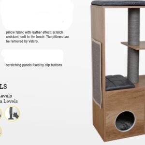 CAT SCRATCHER ETHICA LEVELS 80X140X120 CM