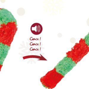 XMAS DOG TOY CANDY CANES