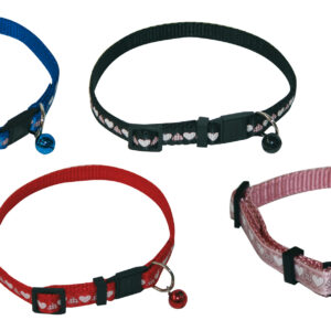 CAT COLLAR HEARTS 20-33CM*10MM