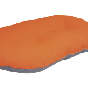 CUSHION FLUO 38X25cm ORANGE/GREY