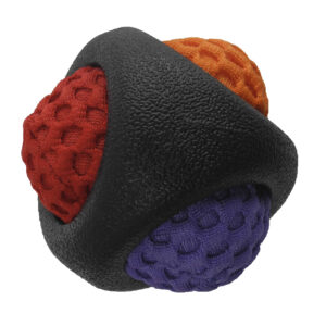 TOY TPR RAINBOW BALL 7.5cm