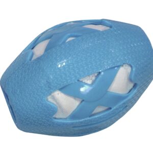 TPR TOY RUGBY BALL CATCHER BLUE 14CM