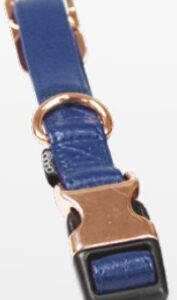 ADJ.LEAT. COLL.FLANDRECM.20-30X10MM BLUE