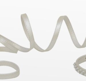 VANITY SET C/L PEARLS SM WHITE