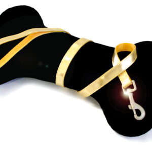 LEATHERETTE LEAD ROYAL CM.120X10MM. GOLD