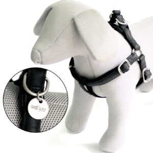 LEATHERETTE ADJUST.BIB MYLORD CM.50-75X20MM.BLACK