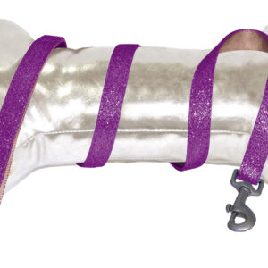 GLITTER LEASH CM120X15MM PURPLE