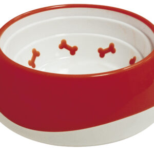 BOWL TPR BONE RED 16.8X6cm 550 ML