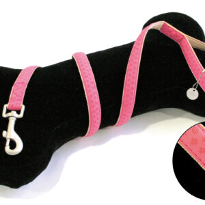 LEATHERETTE LEAD MYLORD CM.120X15MM.PINK